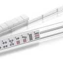 Suncle 4PCS Mahjong Racks with Pushers,Clear Acrylic American Majiang Tile Racks,Imports Modern Mahjong Racks with Built-in Pushers