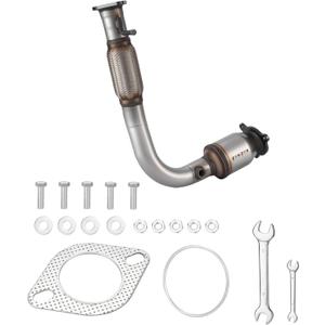 Front Catalytic Converter Kit Fit For Chevy GMC Models Captiva Sport 2012-2015, Equinox 2010-2017, Terrain 2010-2017 L4 2.4L Replace 16796 16581 (EPA Compliant)