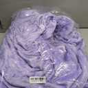 Electric Heated Blanket King Size 90"100", Comfortable & Luxurious Flannel, 4 Heating Levels & 10 H Auto Shut Off, Light Purple
