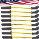Spark Plug Wire Set for Chevrolet Express Silverado Yukon Sierra Tahoe V8 4.8L 5.3L High Temp Rubber Boots 450 F Silicone Yellow 9748HH