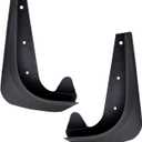 2 PCS Car Mud Flaps, Splash-Protection Auto Fender Flaps, All Weather Protector Universal Mud Guards, for Sedans and SUVs (Black, 7x9.8In)