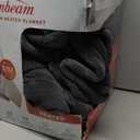 Sunbeam Microplush Heated Blanket TWIN 62INX84IN,Dark Grey