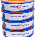 ChoiceRefill Compatible with Diaper Genie Pails, 8Pack, 2600 count
