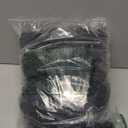 BDDC Cocktail Table Covers - 2 Pack 24"x 43" Black Cocktail Table Tablecloth with Natural Wavy Round Skirt for Bar Wedding Party Banquet