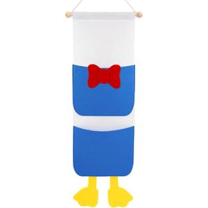 RUNROLE 8 Inch Felt Fish Extender - 2 Deep Pockets, Narrow Width to Right Fit The Cabin Door, HTV Friendly, Easily Customize, 2026&2027 FE for Gift Exchanges and Pixie Dust, Cruise Essentials