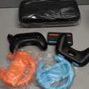 Switch 2 Accessories Bundle, 20 in 1 Game Kits, Hard Shell Carrying Case, Switch 2 Controller Charger, Screen Protector,Grips for Joy Con,Steering Wheels for Mario Kart, Clear Protective Cover CaseGift Pack (Carbon Black, Switch 2 7.9 Inch)