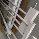 WAOWAO Triple Lock 49.21-66.54" Baby Gate Extra Wide Pressure Mounted Walk Through Swing Auto Close Safety White Metal Dog Pet Puppy for Stairs,Doorways,Kitchen