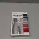 Tommy John Men's Essential Cool Cotton Stretch Boxer Brief Underwear - 6" 3-Pack, Breathable, Moisture-Wicking, Support Pouch (XX-Large)