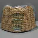 StorageWorks 24" Scalloped Christmas Tree Collar, Wicker Christmas Tree Base Skirt with Water Hyacinth, Rustic Tree Ring Stand Cover for Christmas Home Party Farmhouse Artificial Trees Dcor (Brown)