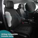 HRV Seat Covers for Honda HRV Sport,LX 2023 2024 2025 2026 1:1 Custom Leather Car Seat Cover Full Set Waterproof - Black
