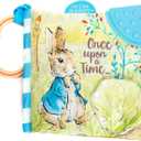 KIDS PREFERRED Peter Rabbit Soft Book with toy, Teether and Crinkle, 5 Inches