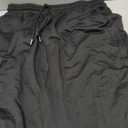 SOFIA'S CHOICE Women's Midi Skirt Drawstring High Waist Sweat Skirts with Pockets (Large, Black 01)