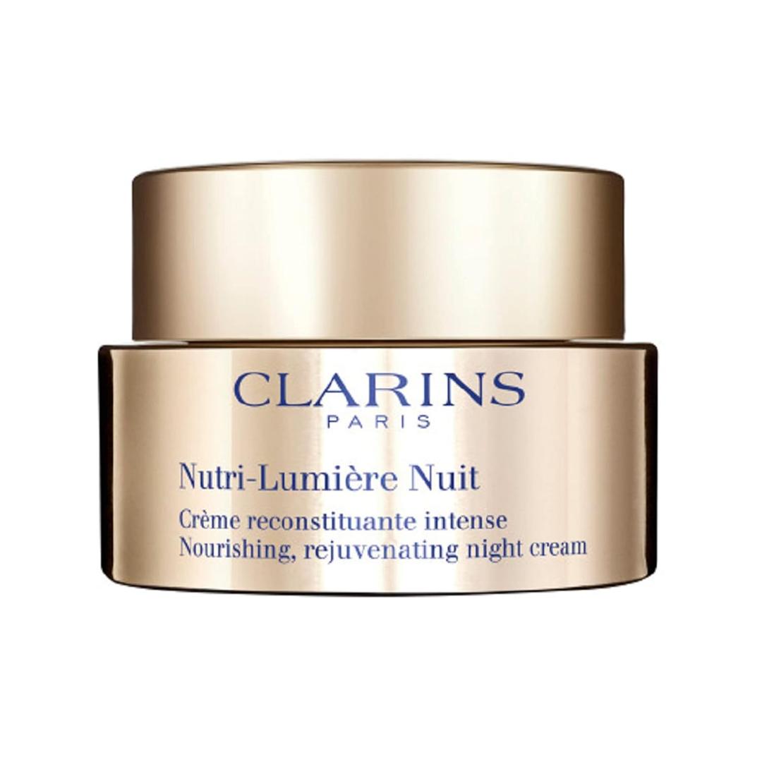 Clarins Nutri-Lumire Night Cream | Anti-Aging Moisturizer | Nourishes and Restores Vitality To Mature Skin | Visibly Lifts and Smoothes Skin | Minimizes Appearance Of Deep Wrinkles and Age Spots (1.69 Fl Oz (Pack of 1))