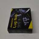 MIKKUPPA 20PCS M12x1.5 Black Lug Nuts - Spline Lug Nuts Replacement for 2006-2022 Honda Civic, 1998-2022 Honda Accord, 2006-2022 Hyundai Elantra, 2005-2022 Hyundai Sonata Aftermarket Wheel Lug Nut