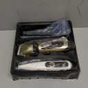 PAPMINI 2 in 1 Dog Grooming Kit, Low Noise Rechargeable Dog Clippers for Grooming, Cordless Dog Grooming Clippers and Dog Paw Trimmer, Dog Shavers for Grooming Small Dogs Cats Animals (Gold)