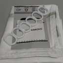 Baocicoo Sage Green Striped Shower Curtain Minimalism Style Shower Curtain Set Black and White Stripes Shower Curtain for Bathroom Waterproof Fabric Bathroom Decorations with Hooks 72x84 Inches (72W x 84H(Extra Height))