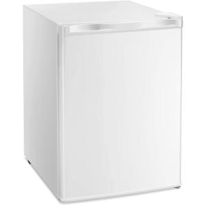 Antarctic Star 2.1 Cu.Ft Upright Freezer, Ultra-Compact Mini Freezer with Reversible Door, 7-Temp Control, Removable Shelves, Stainless Steel for Dorm, Home, Office, White