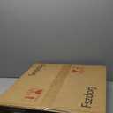 20'' Ceiling Fan with Light, Upgraded Low Profile Fan, Flush Mount Ceiling Fan, 6 Speeds, Dimmable LED, App & Remote Control, Quiet DC Motor, for Bedroom, Living Room, F115 Black