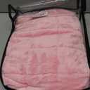 CYMULA Weighted Lap Blanket for Adults, Weighted Lap Pad Blanket for All Seasons (35" x 29" 5lbs, Pink) Travel Office Nap, Small Weighted Blanket for Sleeping