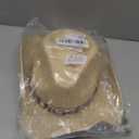 Cowboy Hat,Cowgirl Hat,Western Cowboy Hats for Women/Mens/Straw Wide with Shapeable Brim Cowboy Hat for Womens (One Size, Beige)