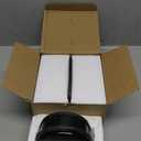 Sumnacon 2Pcs Heavy Duty Door Stoppers No Drill, Sturdy Stainless Steel Floor Door Stops with Anti-Skid Rubber - Decorative Metal Doorstops for Home Office Commercial Industrial, Black