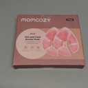 Momcozy Larger Breast Therapy Packs, Hot and Cold Breast Pads with 2 Soft Covers, Breastfeeding Essentials, Postpartum Recovery, 2 Pack, Pink