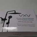 VXV 10 inch Filtered Shower Head,7 Settings High Pressure Dual Shower Heads with Handheld Spray Combo,3-Way Rain Shower Head with Filters,71''Shower Hose,Height Adjustable(Matte Black)