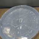 4 6 8 10 12 14 16 18 20 22 Inch Clear Plant Saucer, 5 Pack Durable Plastic Water Catcher Trays for Flower Pots, Plant Drip Trays for Indoor Outdoor Planter(22inch)