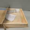 26''W x 21''D x 3''H Pull Out Cabinet Drawer Soft Close Slide Out Wood Organizer for Kitchen, Finished, Bottom and Side Assembly (Wood Drawer Part Width is 25inch)