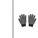 GADFISH Stainless Steel Soil Probe Rod, 32-48 Inch Hight Adjustable Ground Rod Tool with T-Handle for Locating Septic Tanks, Underground Pipes, Water Lines, Graves and Gopher Runs