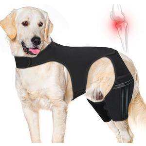 Dog Knee Brace for Back Leg, Dog Leg Brace Fit Large Middle Small Dogs for Luxating Patella, Hip Dysplasia, Torn ACL Hind Leg, Ligament Injuries (X-Large)