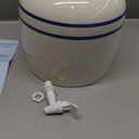 New Wave Enviro Porcelain Water Dispenser, Classic Blue Stripe