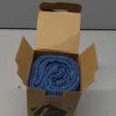 Kevin Textile Faux Linen Home Decorative Hand Made Cushion Cover Pillowcase for Nap, Hidden Zipper, 18"x18"(2 Pieces, Navy Blue)