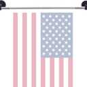 YYST Magnetic Garden Flag Hanger Adjustable Flag Holder Banner Pole On The Metal Door or Ferrous Surface, or White Board 15" to 29" (Black)