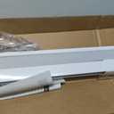 LazBlinds No Drill Cordless Cellular Shades, 31" W × 36" H, Silver White