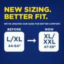 TENA Men Maximum Plus Incontinence Underwear, XL/XXL 47-59in, Gray, 56 ct,4 packs (Gray, XL)
