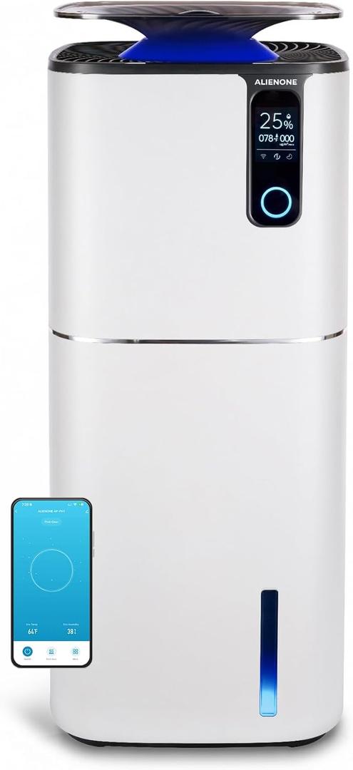 Humidifier and Air Purifier in One, H13 True HEPA Filter, 440 CFM CADR, Covers Up to 1300 Sq Ft, 2.6 Gal Top Fill Tank, Mist-Free Design, Smart App Control, Quiet Operation