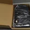 2 Panel Black Canopy Bed Curtains for Queen/King Bed Frame 37.4" W x 236" L