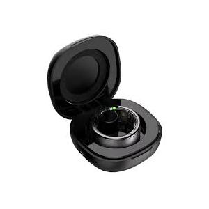 Compatible with Oura Ring Gen 4 Charger,Not for Oura Ring Gen 3, Portable Travel Charging Box for Smart Accessories (Silver, Size 8)
