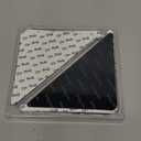 Rabenda 12 Pcs Rug Tape, Non Slip Rug Pads Grippers for Hardwood Floors and Tiles, Reusable Carpet Tape for Area Rugs, Double-Sided Adhesive Rug Stickers Keep Corners Flat (Black)