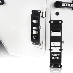 JK Wrangler Door Hinge Steps Foot Peg for Jeep Wrangler 2007-2018 JK & JKU- 1PC