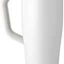 Ice Shaker 40 oz Tumbler with Handle and Straw | 40oz Sandy Beach | Cold for 30+ Hours | 2-in-1 Tumbler Shaker Bottle | Odor-Free 40 ounce Bottle for Water, Protein Shakes, Smoothies, Cocktails