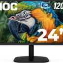 AOC 24B35H3 24" IPS Full HD (1920 x 1080) 120Hz LED Monitor, Adaptive Sync, VGA & HDMI, Flicker-Free, Low Blue Light, HDR Ready, VESA, Tilt Adjust, Eco-Friendly