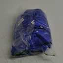 Women's Long Sleeve Bridesmaid Dresses with Slit Pleated Corset Satin Formal Evening Dress Size 12 Blue