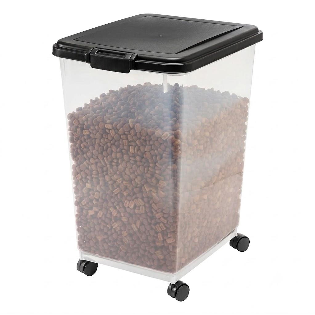 Airtight Food Storage Container MP-12, 69 QT | Wheels for Mobility, Airtight Seal, BPA-Free, Best for Bird Seed, Cat food, Cat Litter, Chicken Feed, Pellets