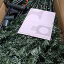 Gymax Premium White 660 LED Green Prelit Spruce Hinged Artificial Christmas