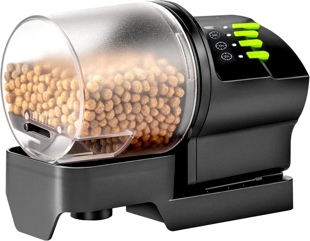 Automatic Fish Feeder Food Dispenser Vacation Fish Feeder Powered by Battery and USB for Aquarium and Turtle Tank