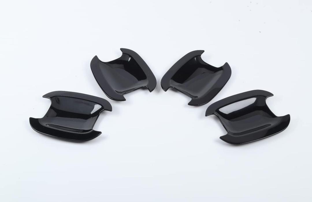 Toworldit 4pcs Black ABS Exterior Door Handle Bowl Decoration Cover Trim Compatible with Ford Bronco Sport 2021+