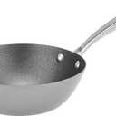 Nordic Ware Superior Steel Spun Wok, 8.5 -Inch,16400,Black