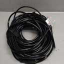 HUANCHAIN Indoor Outdoor Black Extension Cord 100 ft Waterproof, 16/3 Gauge Flexible Cold-Resistant Appliance Extension Cord Outside, 10A 1250W 16AWG SJTW, 3 Prong Electric Cable, ETL